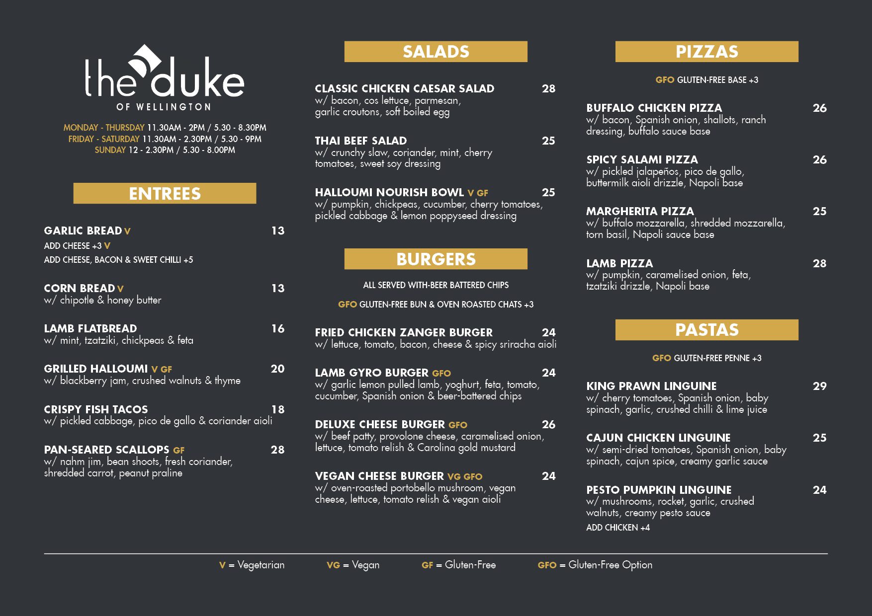 Food & Drink The Duke of Wellington