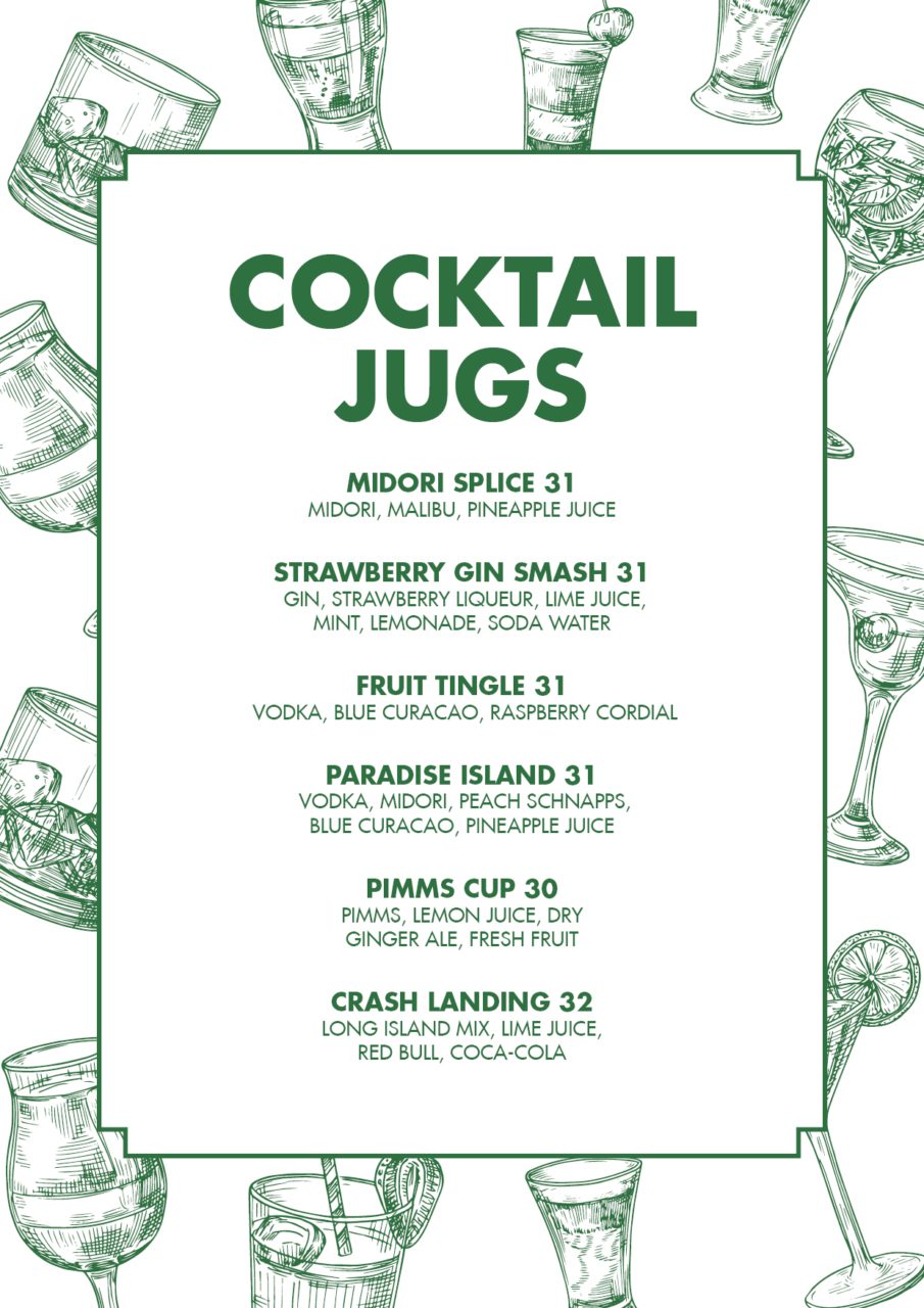 Duke Cocktail List A4 v34